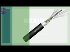 สายเคเบิลวางสายไฟเบอร์ออปติก G652D G657A1 G657A2 หุ้มเกราะสีที่กำหนดเอง