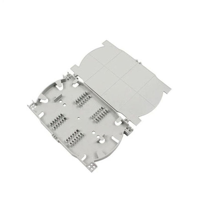 FTTH พลาสติก ABS KEXINT Fiber Splice Cassette, 12 24 Core Fiber Optic Splice Tray