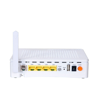 KEXINT Wifi 4GE 2POTS GEPON ONU เราเตอร์เครือข่ายซอฟต์แวร์ภาษาอังกฤษสีขาว 1 พอร์ต SC UPC PON