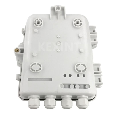 KEXINT KXT-16A กล่องกระจายไฟเบอร์ออปติก FTTH 12 16 คอร์กลางแจ้ง IP65 กันน้ำสีขาว