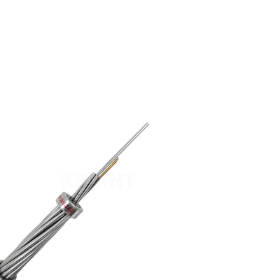 สายเคเบิลไฟเบอร์ออปติก OPGW ADSS 24B1.3 ช่วง 60 130 สายไฟโลหะโทรคมนาคมไฟฟ้า