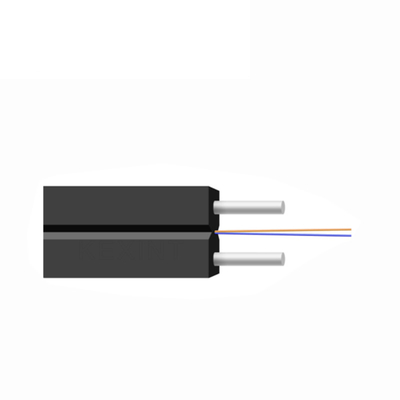 สายเคเบิลไฟเบอร์ออปติกเส้นผ่านศูนย์กลาง 2.0 มม. 3.0 มม. PVC LSZH เปลือกนอกสีดำ