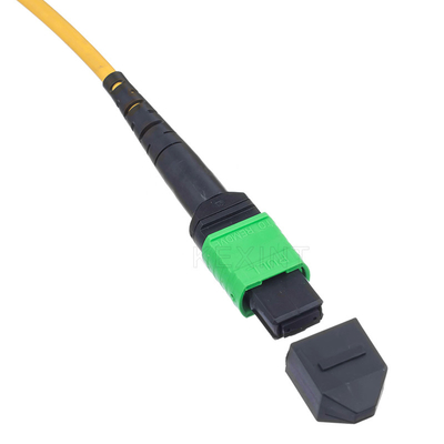 สายแพทช์ไฟเบอร์ออปติก 8 แกน MPO MTP ถึง LC Duplex Breakout Cable