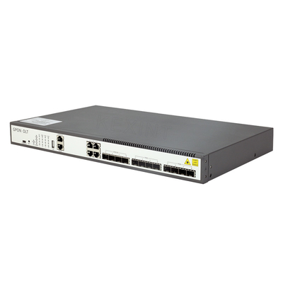10 Gigabit Ethernet 8 พอร์ต 1U GPON OLT FTTH เข้ากันได้กับ ONT ประเภทต่างๆ