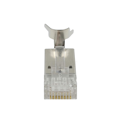 ชุบนิกเกิลป้องกัน FTP 8p8c ปลั๊ก Cat6 Cat7 Cat8, ปลั๊กอีเธอร์เน็ต KEXINT Rj45