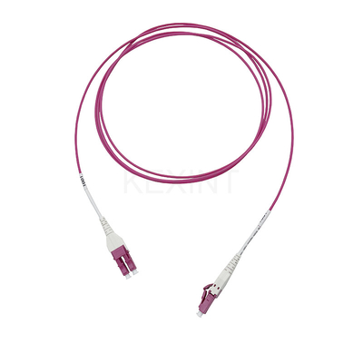 KEXINT สายแพทช์ไฟเบอร์ออปติกมัลติโหมด OM4 LC-LC Duplex Uniboot LSZH 2.0 มม. 2 เมตร