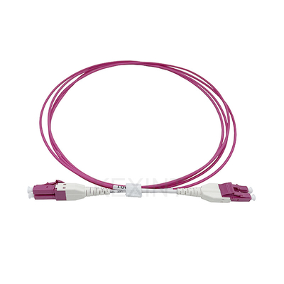 KEXINT สายแพทช์ไฟเบอร์ออปติกมัลติโหมด OM4 LC-LC Duplex Uniboot LSZH 2.0 มม. 2 เมตร