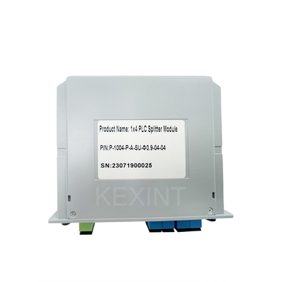 KEXINT FTTH LGX ประเภทการ์ด PLC ตัวแยกแสง 1x4 SC UPC G657A1 แยก PLC ไฟเบอร์ออปติก