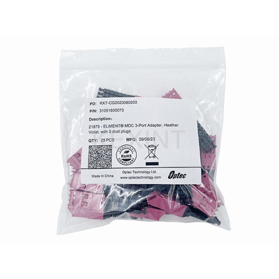 KEXINT ELiMENT MDC 3 Port Adapter Mmultimode Heather Violet พร้อมปั๊กฝุ่น 3 ชิ้น Match MDC แพทช์คอร์ด