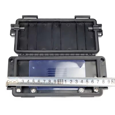 KEXINT 6 Core Mini Fiber Optic Enclosure 1 Import 1Out Port Fiber Splice Box พร้อม 6 Core Splice Tray กล่องที่ใช้ไฟเบอร์ออปติก