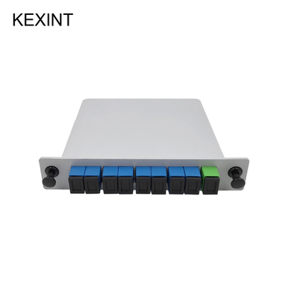 1 * 8 ไฟเบอร์ออปติกแยก PLC แยกไฟเบอร์โหมดเดียว LGX SC / UPC Connector Box