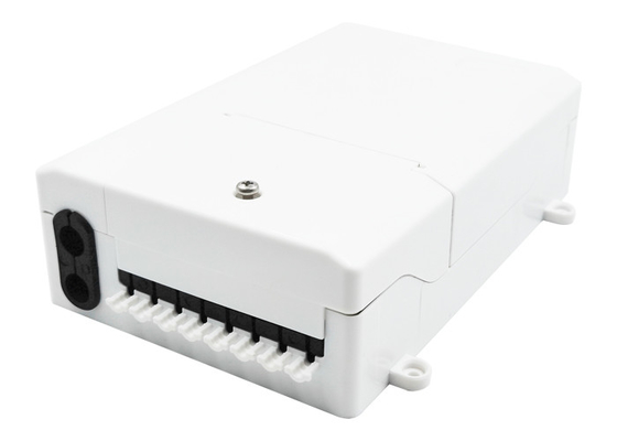 SGS 8 Cores FTTH กล่องไฟเบอร์ออปติกเดสก์ท็อป LC APC Fiber Pigtail Adapter