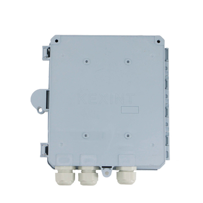 PLC Splitter กล่องกระจายไฟเบอร์ออปติก IP65 FTTH 8 Core