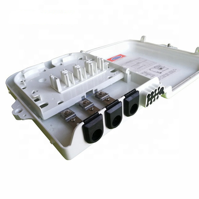 กล่องกระจายไฟเบอร์ออปติก 8C SC LC FTTH PC พลาสติก ABS IP65